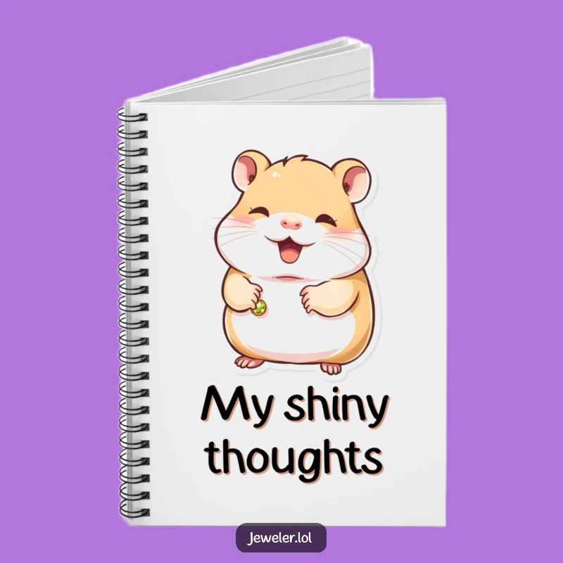 Funny Hamster Bracelet Journal - Humorous Notebook for Cute Lovers